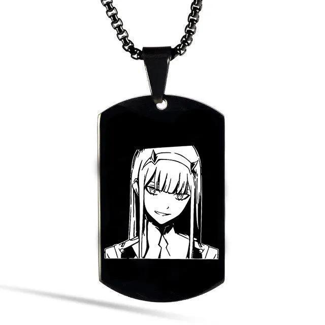 National Team Stainless Steel Logo Pendant Necklace