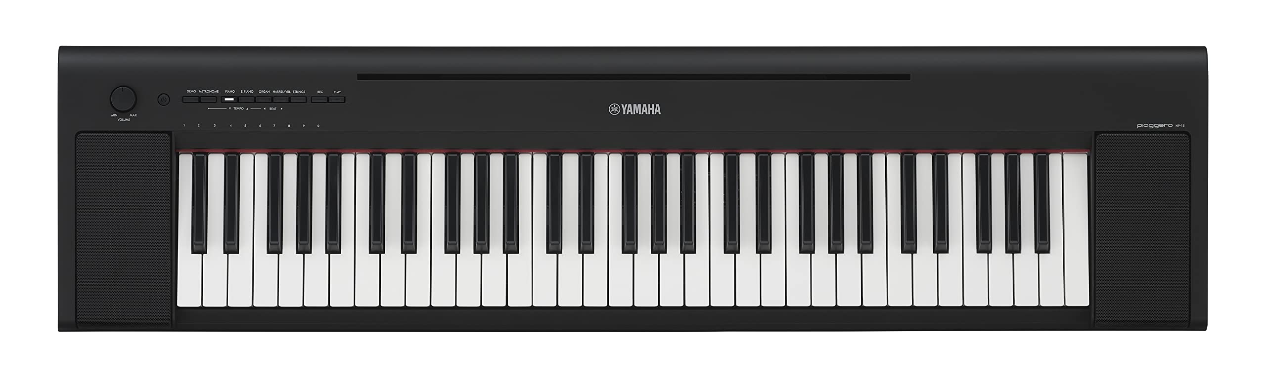 

Yamaha Electronic Keyboard Piaggero 61 Keys Touch Response Stylish Simple Beginner Music Production Live Performance Black NP-15B чёрный