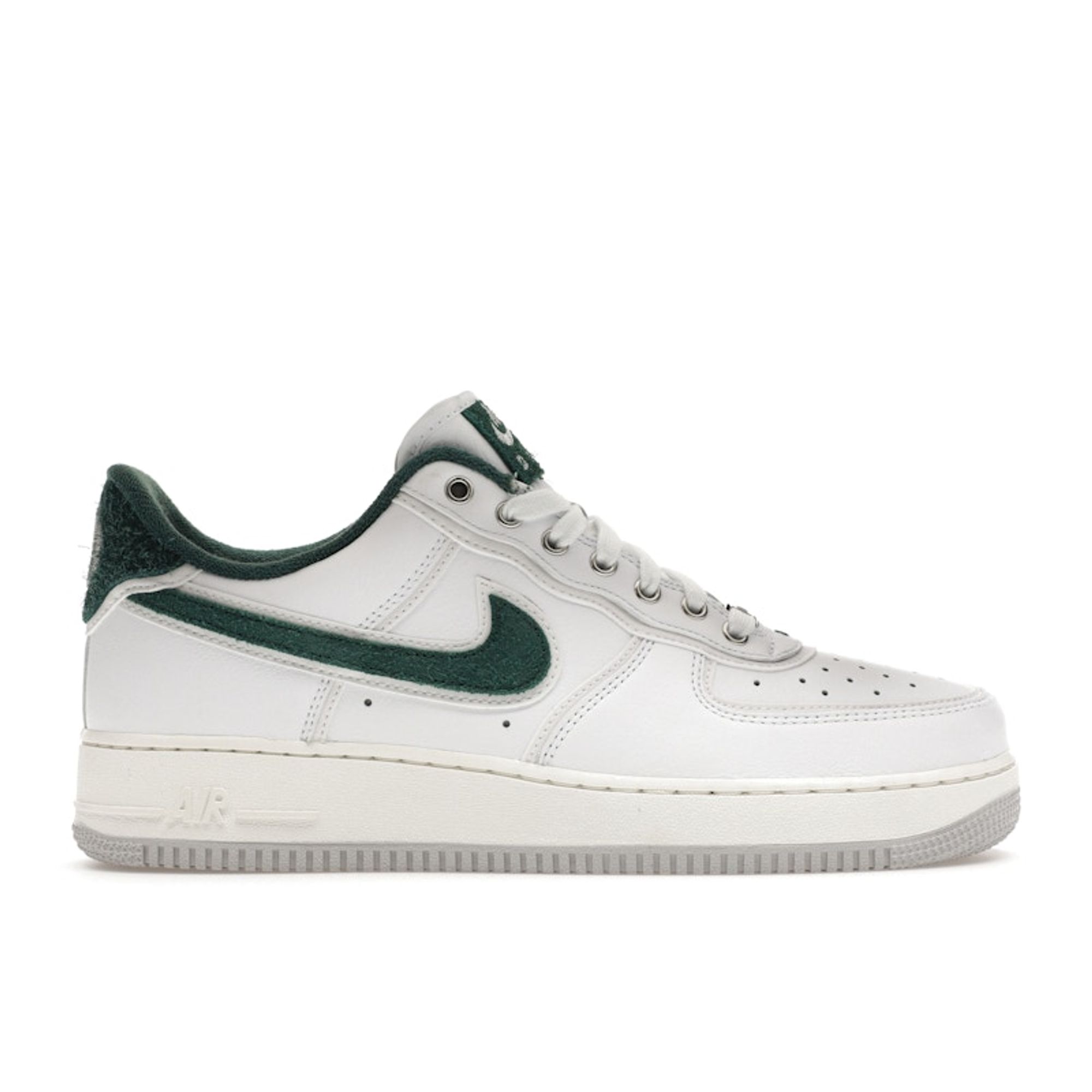 

Мужские кроссовки Nike Air Force 1 07 Premium University of Oregon PE белые благородно-зеленые с парусом HF0012-100 35.5