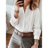 Spring Autumn New Elegant Artistic Style Lace Splicing Stand Up Collar Long Sleeve White Shirt For Women Blusas Femininas