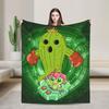 Digimon Plush Blanket Girls Boys Flannel Throw Blanket For Couch Chair Super Soft Quality Bedspread Gift