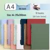 B5 Hand-Friendly Loose-Leaf A4 Junior Notebook with A5 Detachable Coil for Students