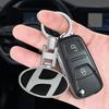 1 Pieza Moda Emblema de Coche Llavero Anillo de Llaves Accesorios Para Hyundai i30 Tucson Elantra Venue Palisade Terracan Accent Veloster Sonata