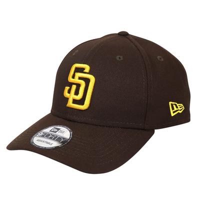 NewEra Cap 9FORTY Hat MLB Major League Baseball Cap Unisex Logo Brand Padres Brown X Yellow Brown [New Era] Men's Women's [Item]