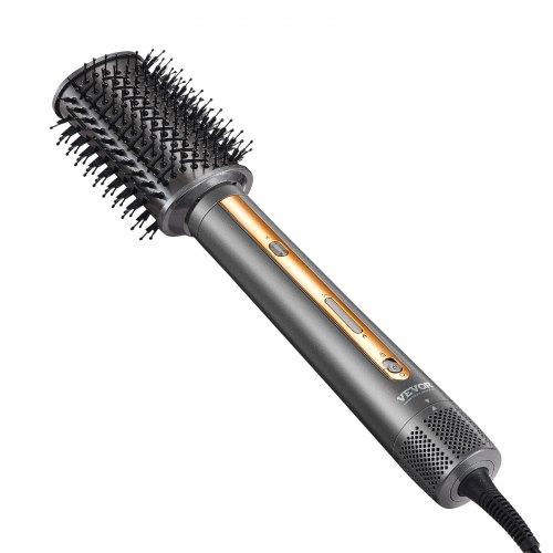 VEVOR Hair Air Styler and Dryer Brush, 4-in-1 Multi Hair Styler, 110,000 RPM High-Speed Ionic Hot Air Styler with 3 Brushes & 1 Nozzle