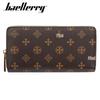 Baellerry Women's Retro Monogram Zipper Phone Bag & Coin Purse - Versatile Long Style