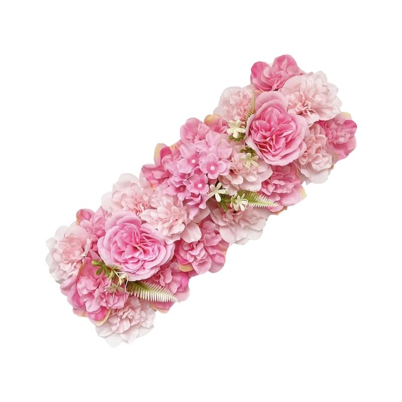 Realistic Silk Flower Decoration For Wedding Reception Anniversary Party Backdrop Wall Decors Ceremony Arch Layouts