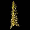 Christmas Tree with 100 LEDs Warm White 120 Cm PET