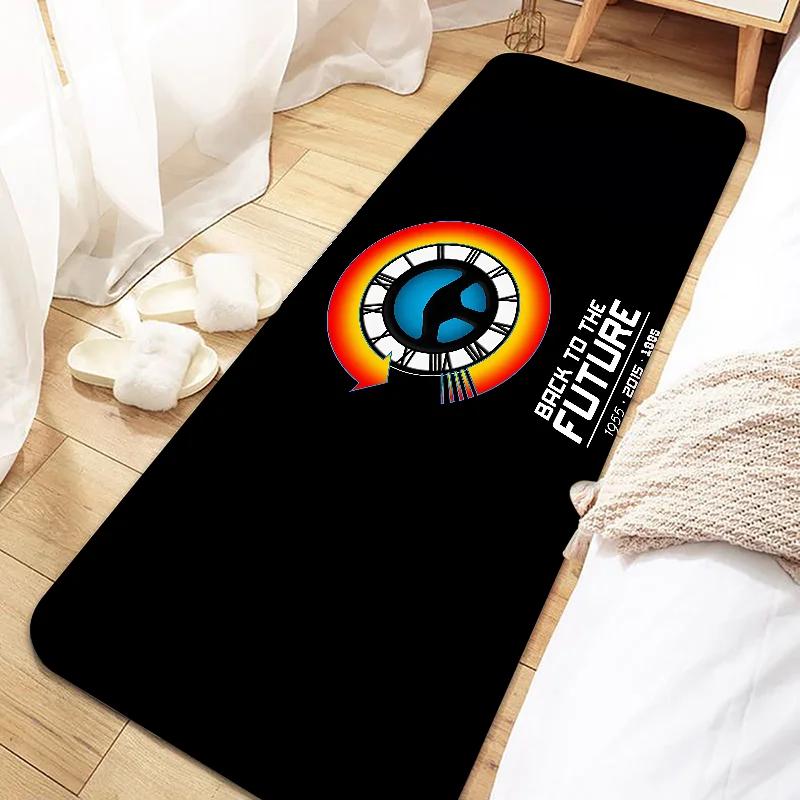 Back To The Future Door Mat Entrance Non-slip Doormat Washable Kitchen Carpet Living Room Hallway Rugs Bathroom Bath Door Mats