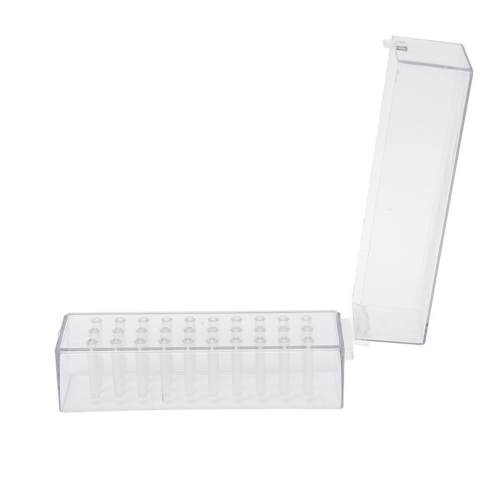 Dustproof Structure Nail Drill Bits Holder Stand  Practical Storage For Daily Nail Art Tools