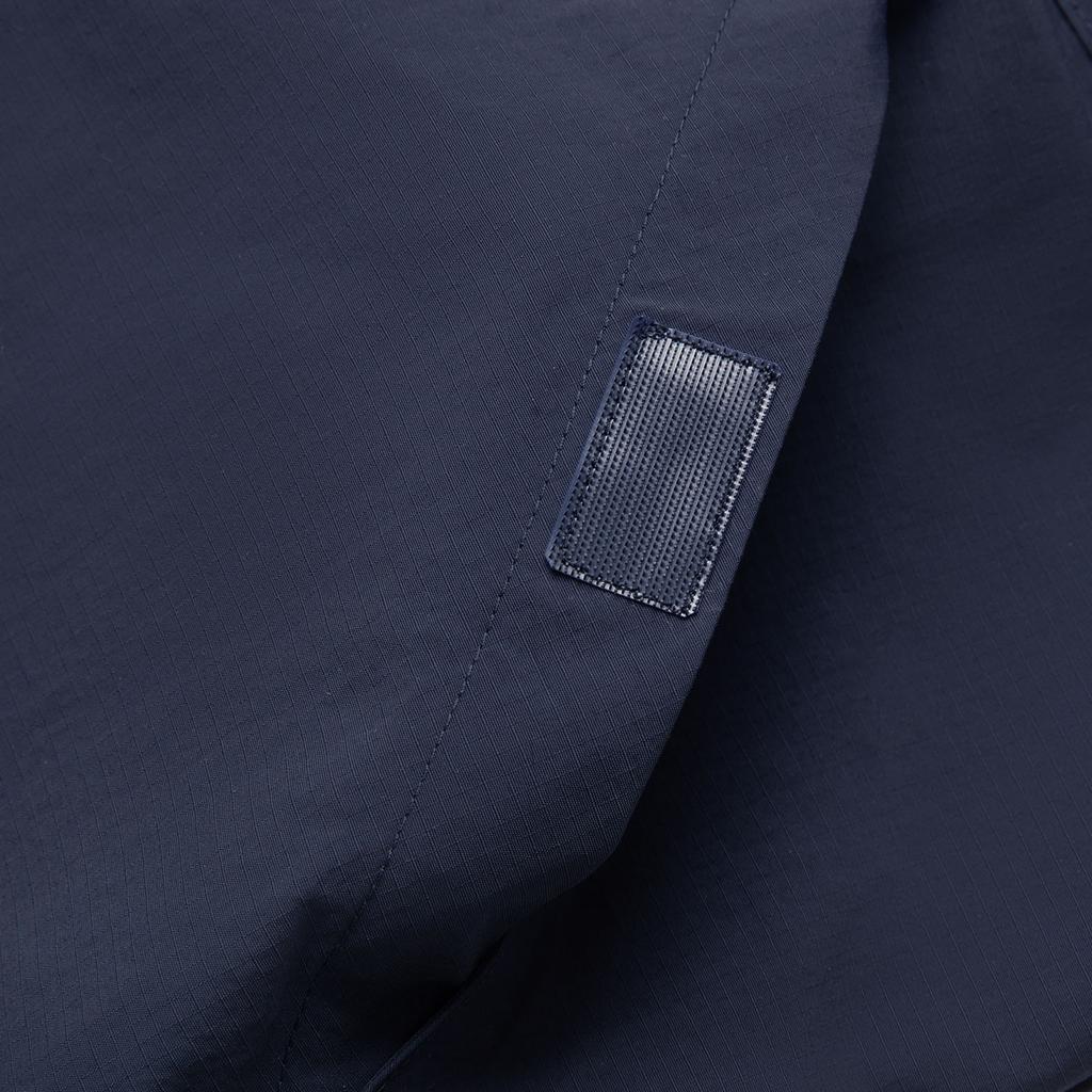 Li Ning Sports Lifestyle Series High Street American Vintage Cardigan Long Sleeve Windbreaker Loose Coat Unisex Outerwear Deep-Navy-Blue AFDV445-6