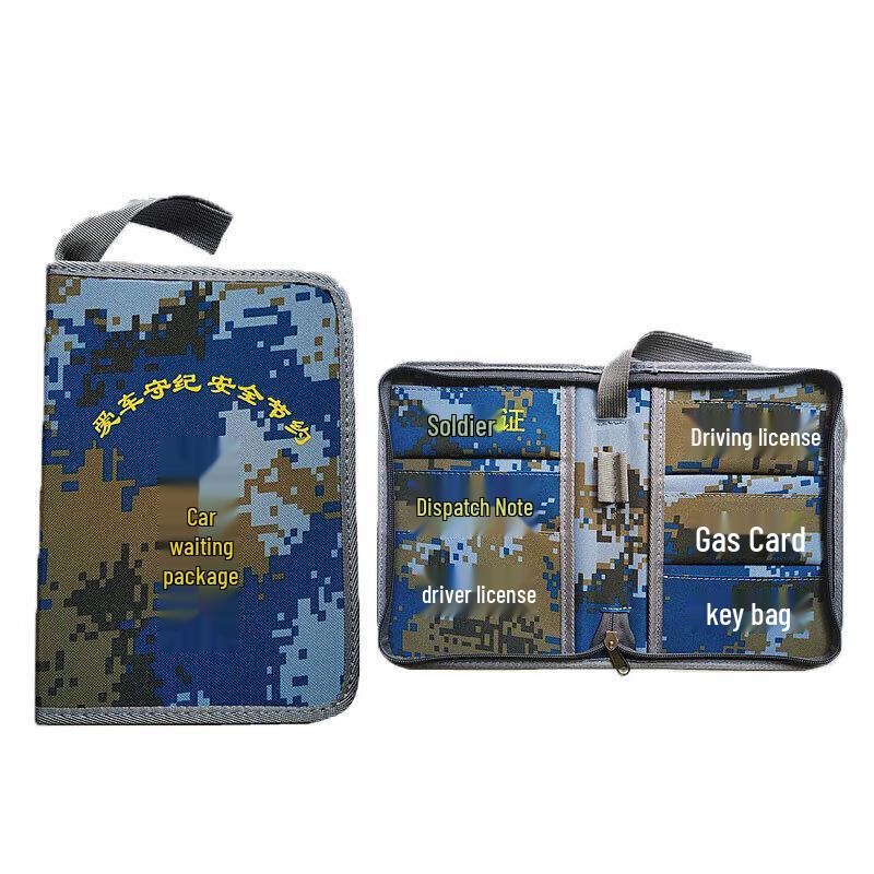 Камуфляжная сумка-органайзер для водительских прав