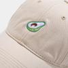 Spring new embroidered soft-top avocado cap men's and women's outdoor leisure sunscreen baseball cap