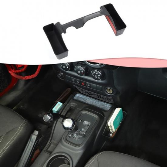 Center Organizer Gear Shift Side Storage Box Tray For Jeep Wrangler JK 2011-2018