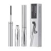 GECOMO Popular Korean 3D Curl Mascara Enhances the Effect of the Metal Waterproof and Popular Item [TK's Item] - Three-dimensional Eyes, Long-lasting