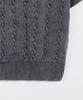 GLW Vintage Washed Cable Half Knit Charcoal