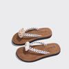 Summer new versatile soft bottom cool beach flat bottom casual KT cat bear cute flip-flops outdoor slippers woman