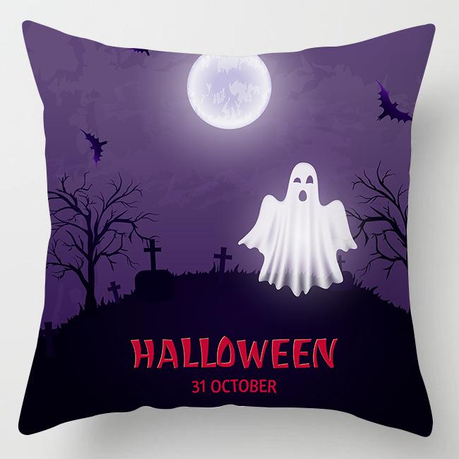 Nový Halloweenský povlak na polštář s dýní Domácí dekorace Povlak na polštář