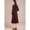 Elegant Spliced Faux Two-Piece Midi Dress