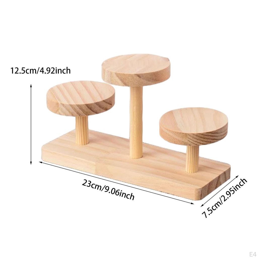 Eleganter Aufbewahrungsständer aus Holz für Uhren und Schmuck