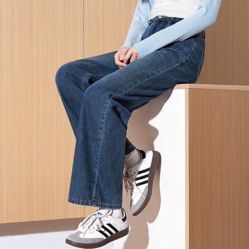 TonLion Women's Straight Leg Jeans with Waist Pockets