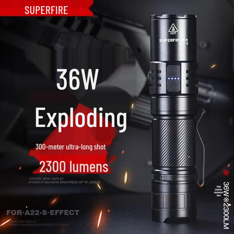 SupFire A22-S High-Power Outdoor Flashlight
