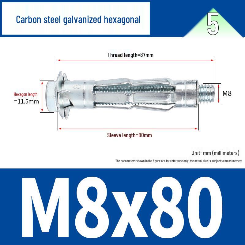 Plastic Petal Nut Expansion Screw for Hollow Sheet Metal - Fixed Lantern Rivet Expansion Bolt
