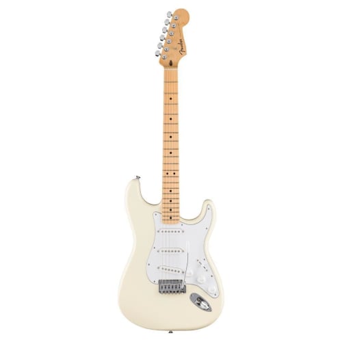Fender/Standard Stratocaster, Maple Fingerboard, White Pickguard, Olympic White
