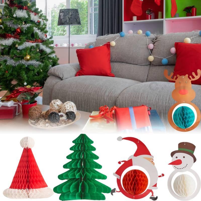 Charming Mini Christmas Tree Paper Decoration For Festive Holiday Celebrations