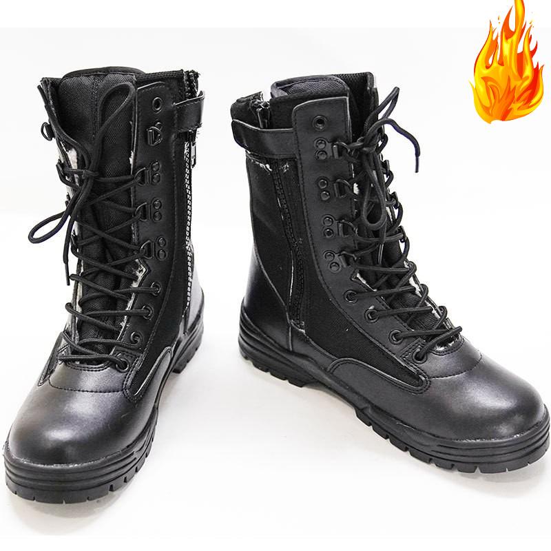 Men's Work Shoes Desert Boots Outdoor Sports Combat Lightweight Non-Slip Wear-Resistant Hiking High-Top Tactical Botas