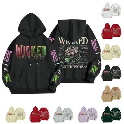 Women's Fashionable Casual Hooded Long Sleeved Printed Sweatshirt