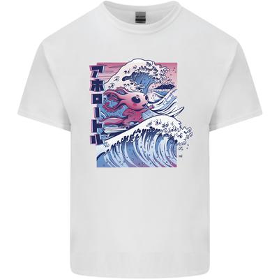 Surfing Axolotl Surfer Unisexs Light Cotton TShirt