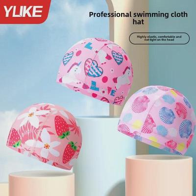 Unisex Wasserdichte Badekappen: Nicht bindendes, ohrenschützendes, bequemes Stoffset für Erwachsene und Kinder