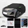For Honqi E007 Anti-UV Sun Shade Rain Snow Resistant Black Cover Dustproof Car Umbrella Full Car Cover Outdoor Protection