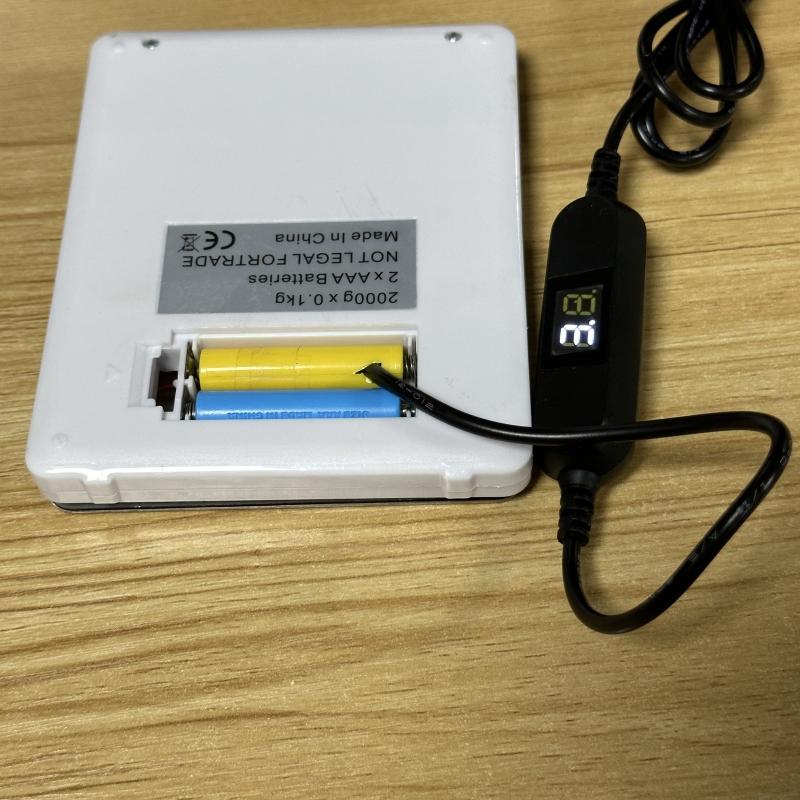 1.2M USB to 1.5V-12V LR03 AAA Battery Eliminator for Clock Remote Thermometer Hygrometer Calculator Electric Toy LED