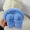 Solid Color Elastic Non-slip Cute Unisex Earmuffs Winter Soft Thickened Plush Headband Ear Warmer