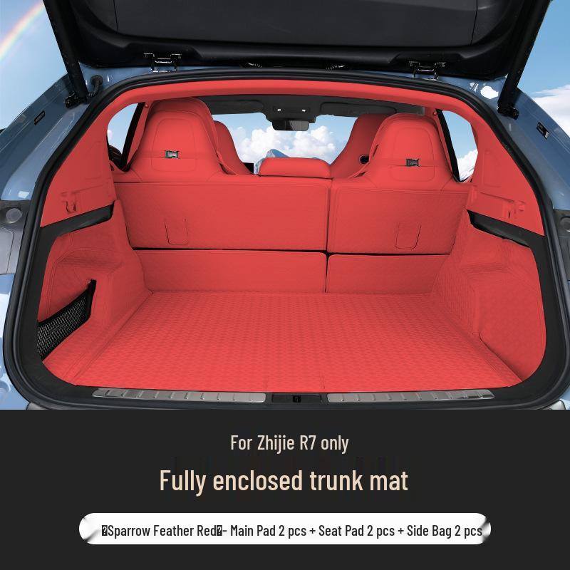 Zhijie R7 Full Coverage Waterproof Leather Trunk Mat