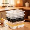 Disposable Six-Compartment Meal Boxes
