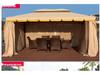 European Outdoor Gazebo Tent: Large, Four-Corner Awning for Courtyards and Carports