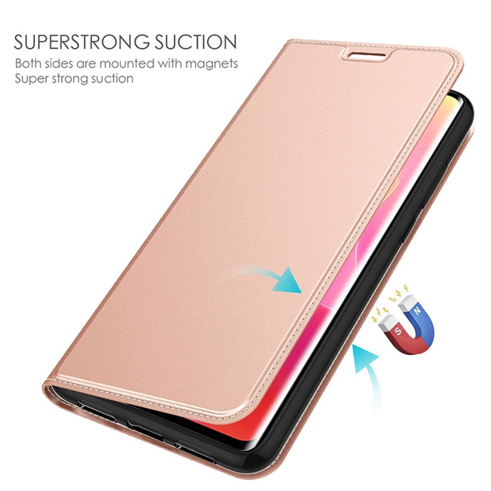 For Motorola Edge 60 Pro 5G Case PU Leather Phone Cover with Card Holder Stand