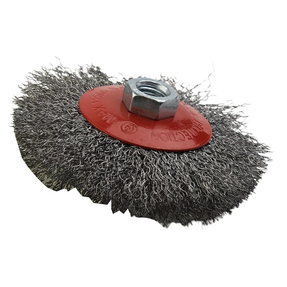 100mm / 4\" Wire Bevel Brush Cleaning High Tensile