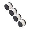 4 Pcs Vacuum Filter Non Woven Fabric Plastic Vacuum Filter Replacement for 49 90 1900 0882 20 49 90