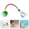 Interactive Cat Toy Ball Motion Activated Electric Cat Toy Rechargeable Cat Toy Ball with Elastic Mesh Tail for Indoor Cats