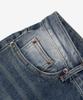 ANALOG MOOD Cat Sand Washed Wide Denim Pants (Medium Blue)