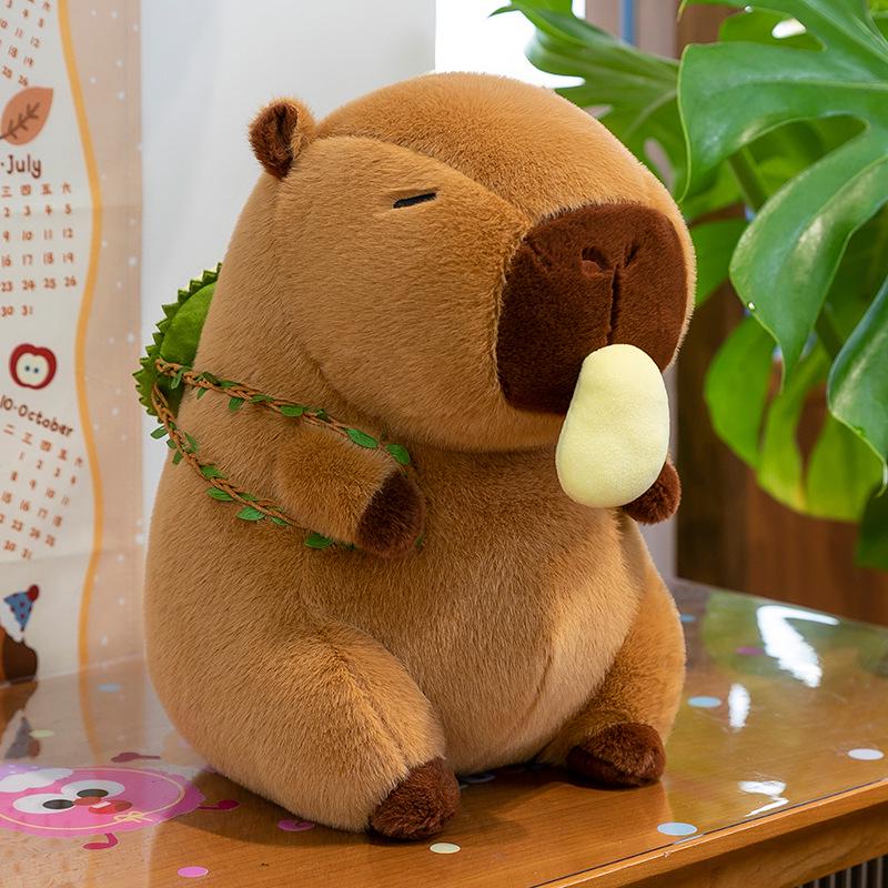 Creative Durian Capybara Plush Toy Doll for Festivals