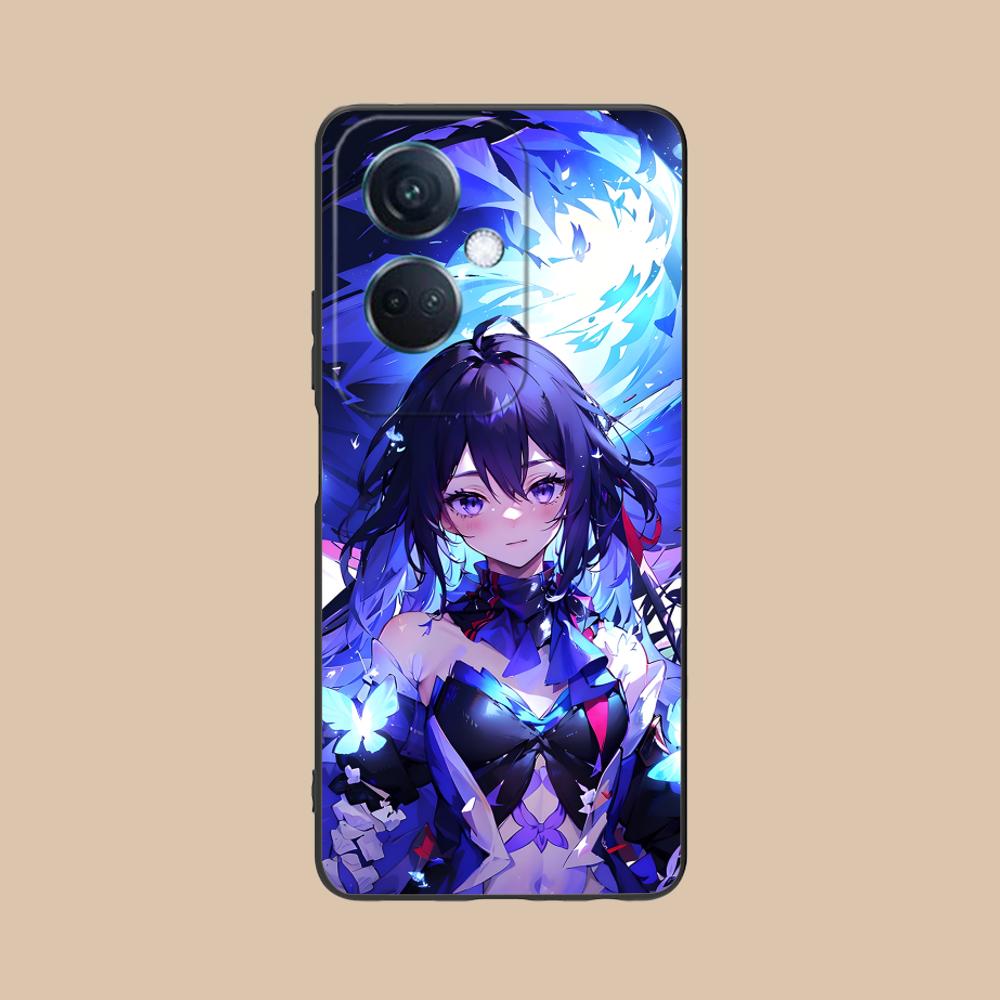 HSR Seele Matte TPU Mobile Phone Case for OPPO Reno 14 13 12 11 10 9 8 7 6 5 F T Pro 5G Colorful Printing Cover