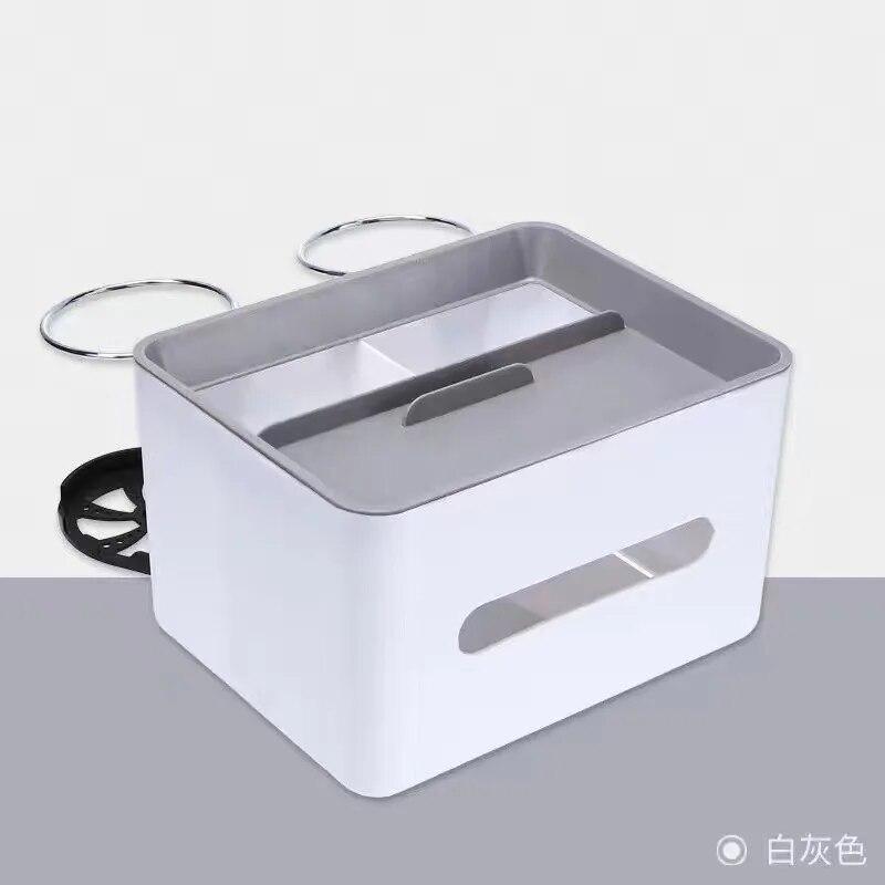 Auto-Wasserbecherhalter, Auto-Handyhalterung, Handbox mit Abdeckung, Taschentuchbox, Wasserbecher für den Rücksitz, Auto-Pump-Taschentuchbox