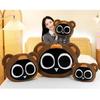 Hat Bear Luo Xiaohei Plush Toy Animal Stuffed Doll Home Decoration Kids Gift