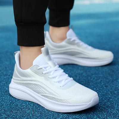 Lightweight Running Shoes Men Women Knitted Comfort Casual Sneakers Breathable Soft Sole Trainers for Training Walking