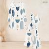 Women Plus Size Printed V Neck Three Quarter Sleeve Flared Top And Flared Pants Two Piece Set